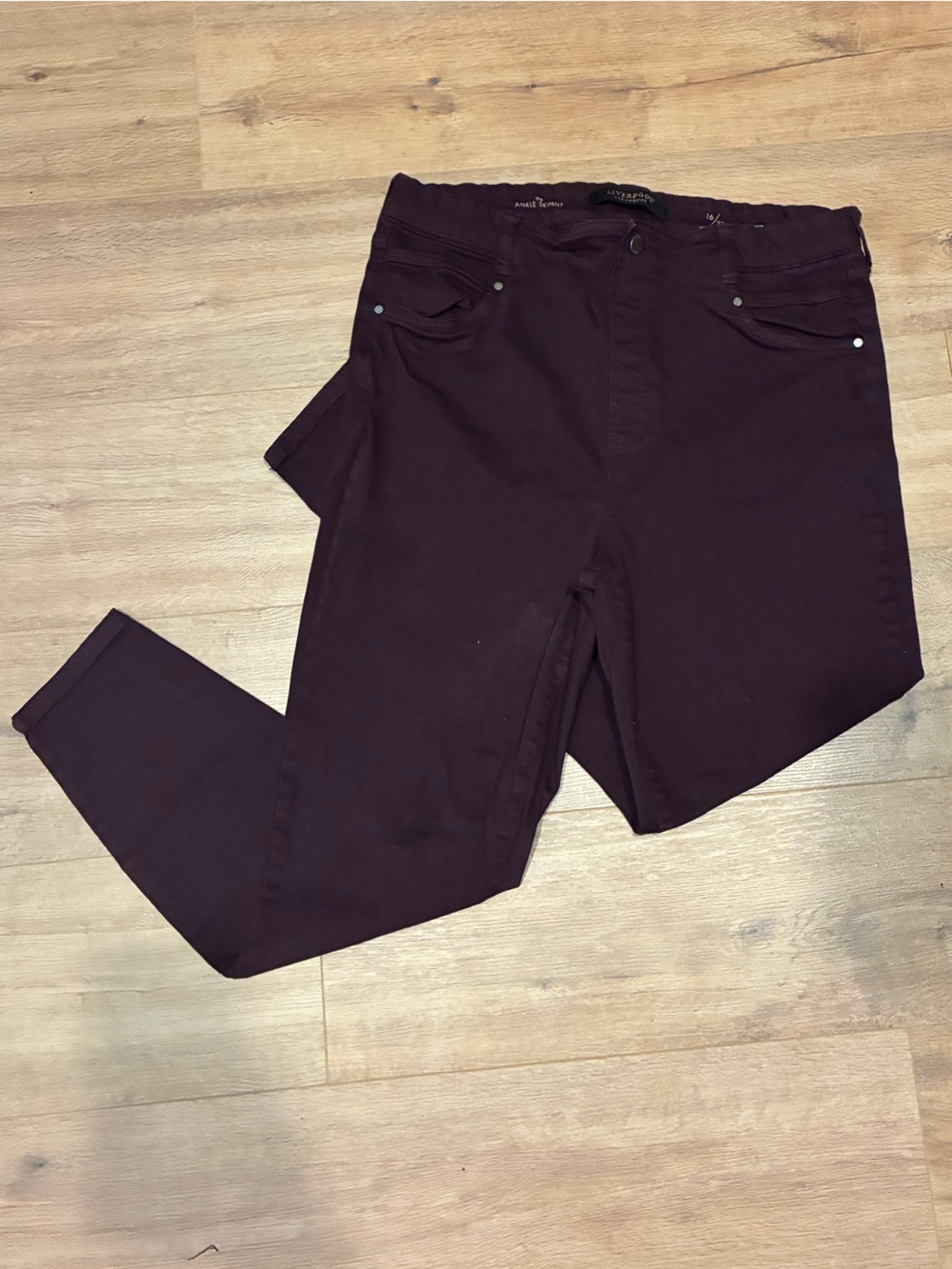 Liverpool LA Plum Chino Pants